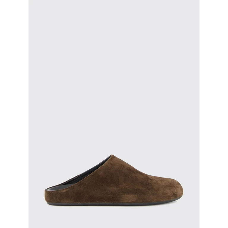 Babouche Suede Open-Heel Sabot Mules (OCUBABO001LIGC12040)