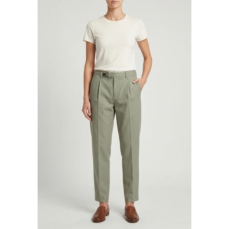 Wolight Green Tailored Trousers