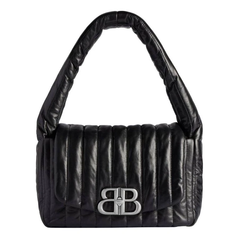Monaco Padded Quilted Leather Shoulder Bag