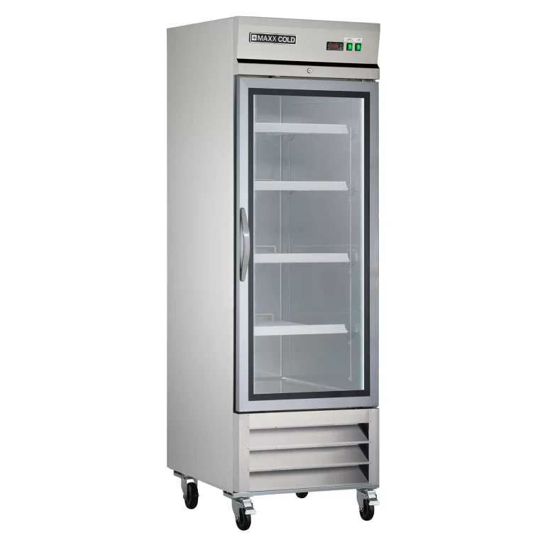 X-Series Single Glass Door Commercial Refrigerator, Stainless Steel (23 cu. ft.)