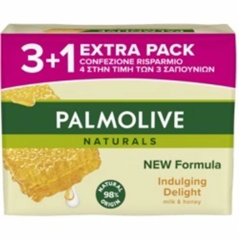 Milk & Honey Solid Soap 4 Pieces of 90 Grams