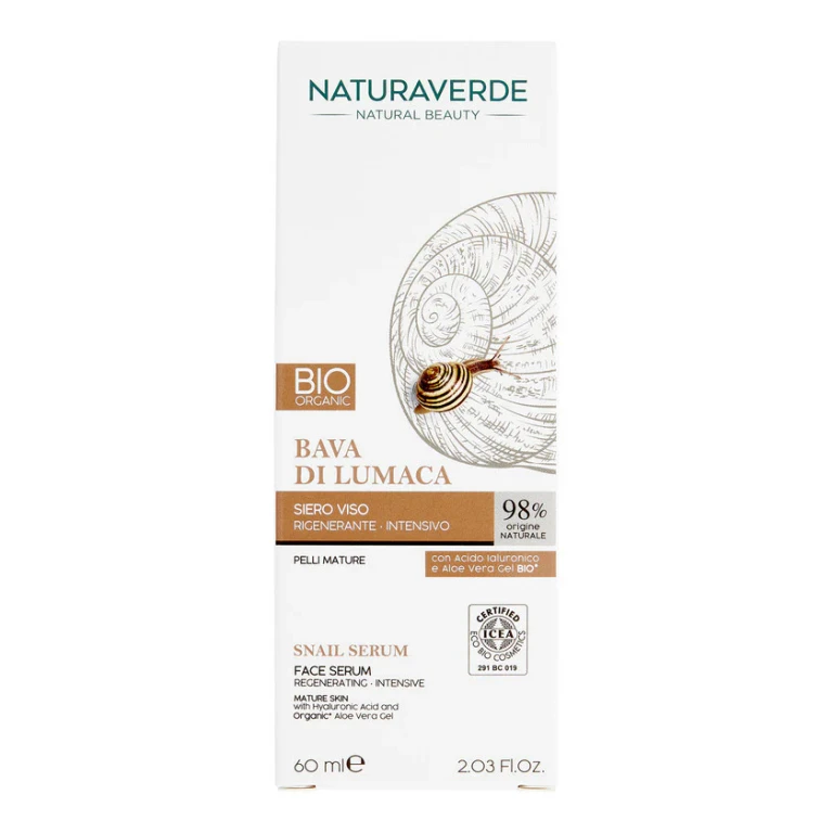 Natural Beauty Organic Snail Slime Regenerating Face Serum - Intensive 60 ml