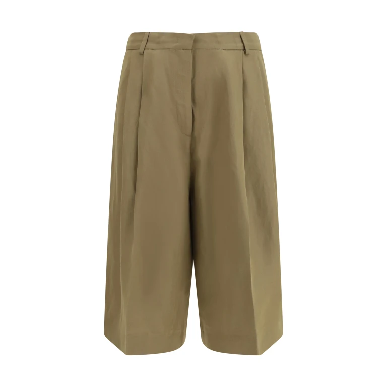Pleated Pants Viscose Taupe