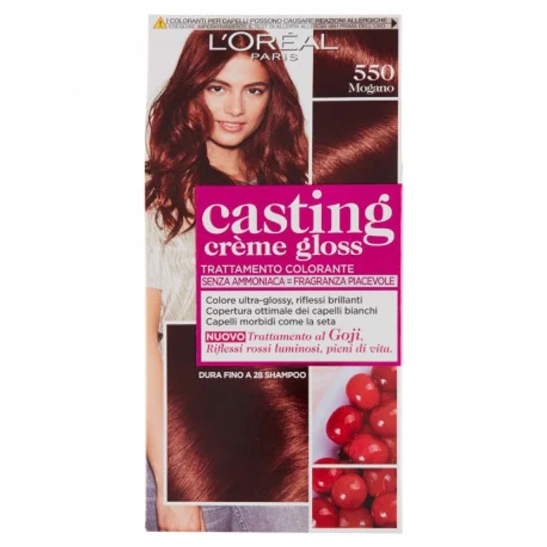 L'Oreal Paris Hair Dye Casting Creme Gloss Ammonia-Free N550 Mahogany