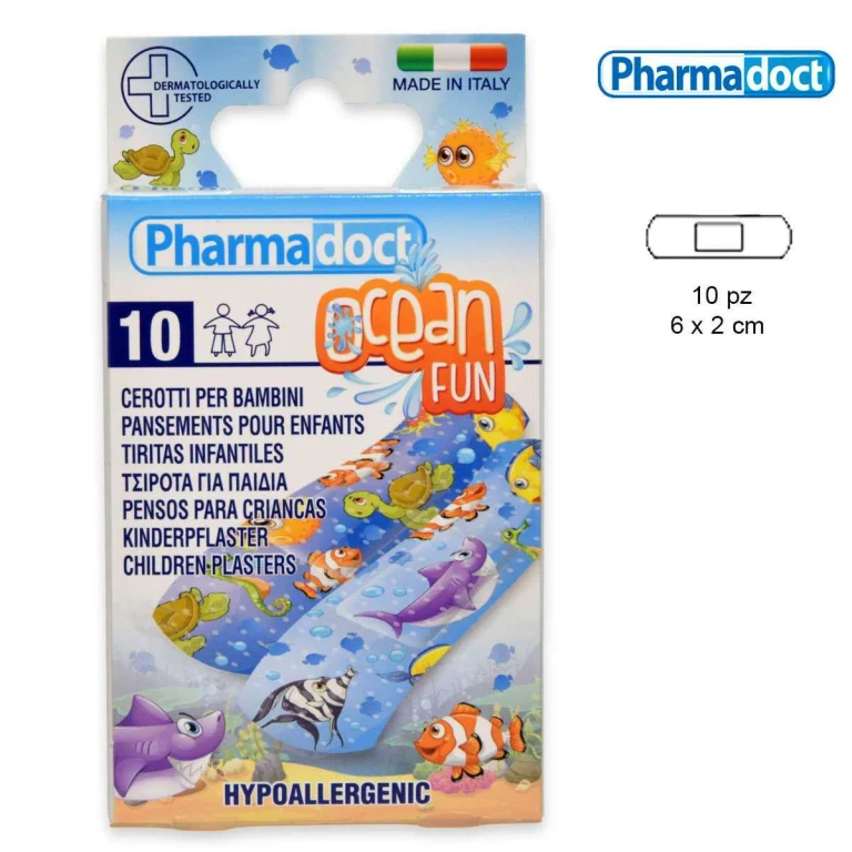 10 pcs printed plasters for children