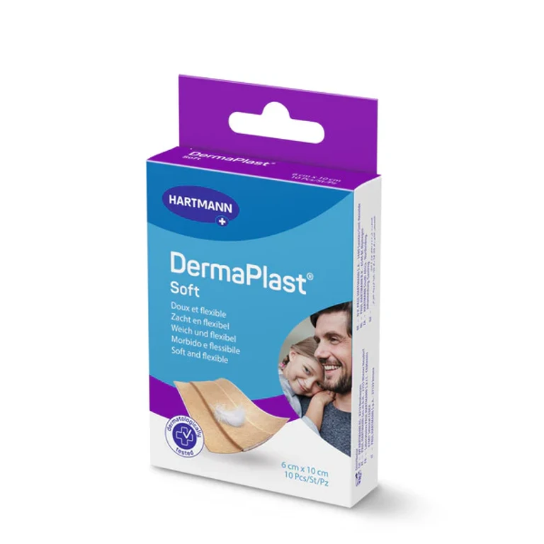 Dermaplast Soft Silicone Bandage Sensitive Skin X8