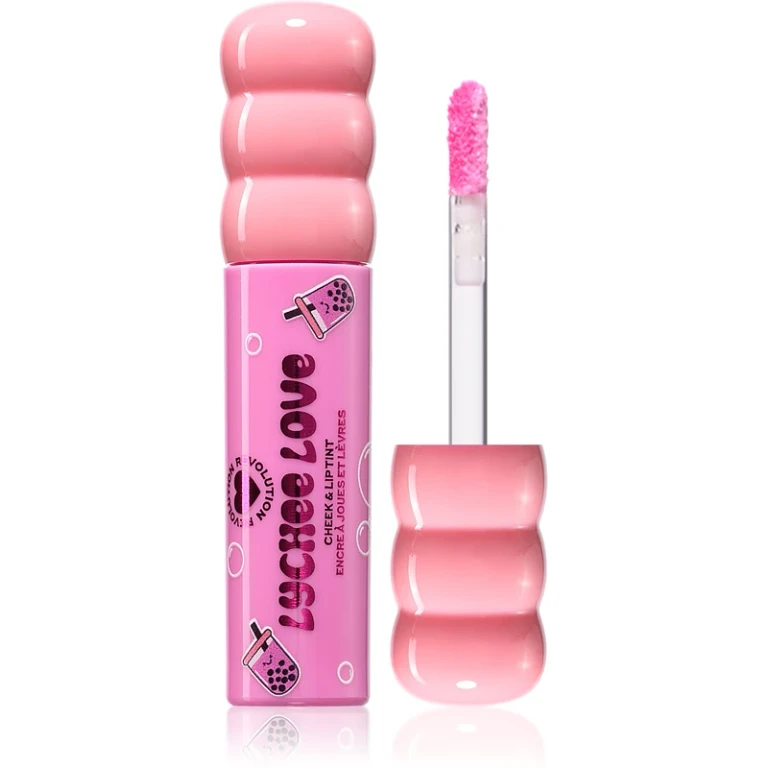 Bubble Tea Milky Multifunctional Lip and Face Makeup Lychee Love Color Pink 1.8 ml