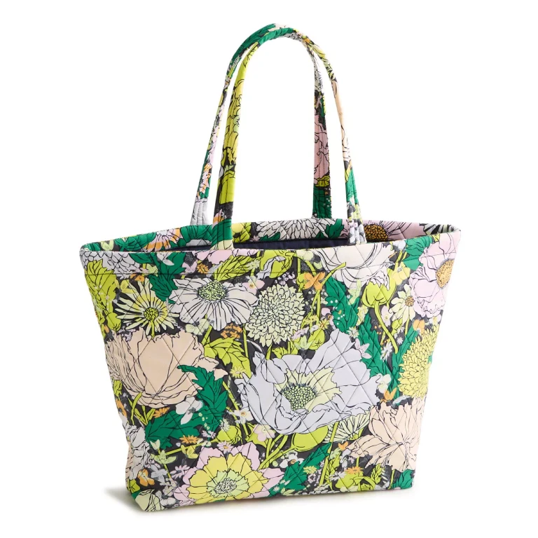 East West Tote - Bloom Boom Peacoat:- Bloom Boom Peacoat