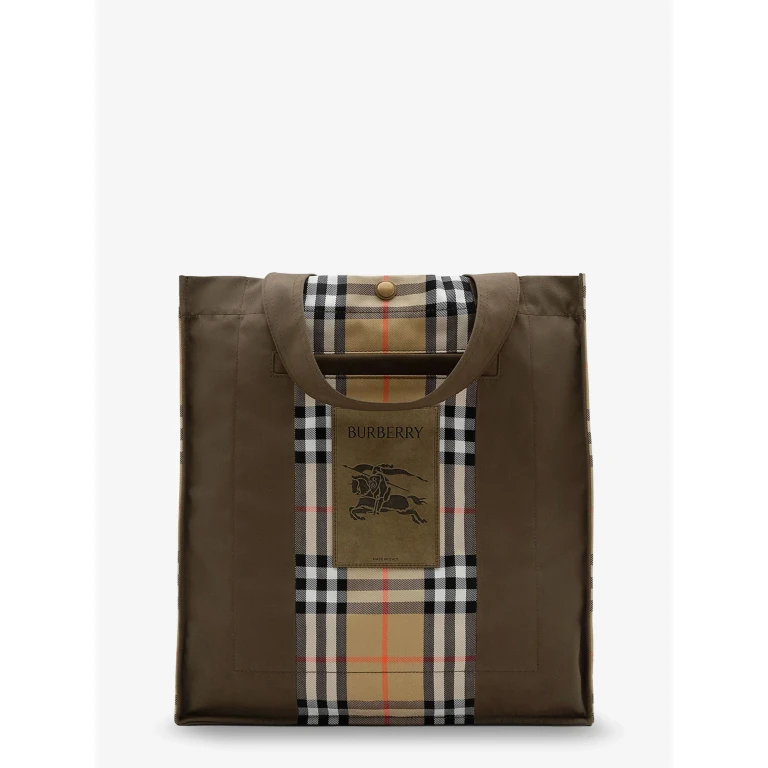 Tote Bag Trench Check Brown