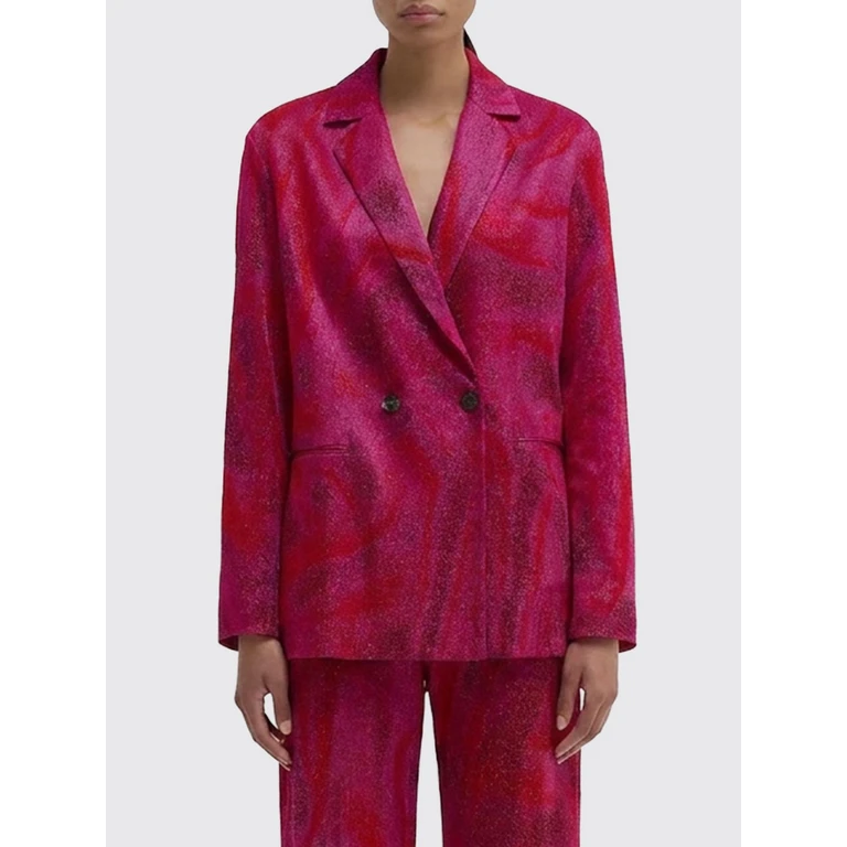 Double-Breasted Viscose and Cotton Blazer (24IM2M0L0104796FC71)