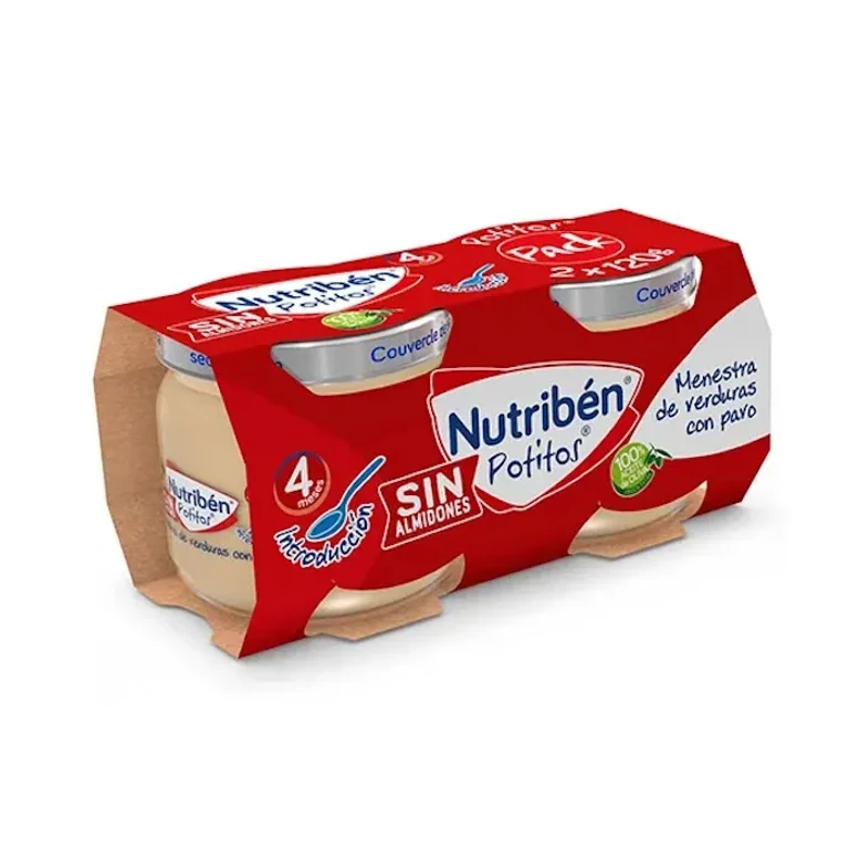 Double Pack Introduction Vegetables with Turkey 120g
