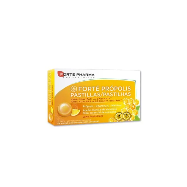 Forté Pharma Propolis Honey Lemon Flavor 24 Tablets