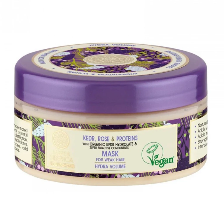Hair mask Natura Siberica with pink pine and proteins for weak hair 400 ml