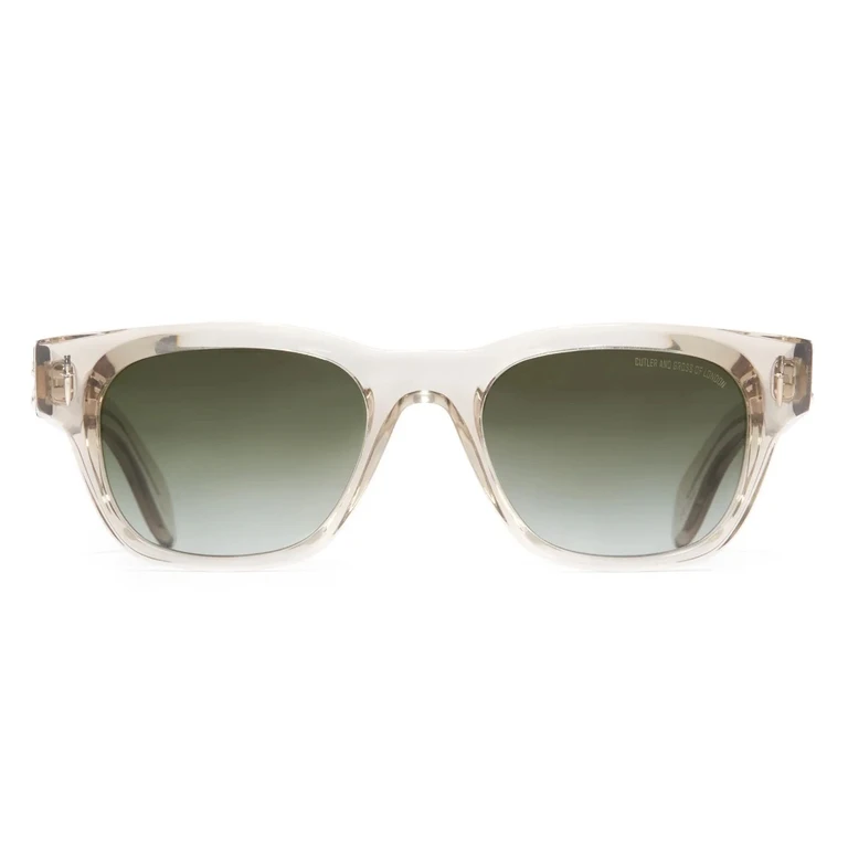 Sage Green Gradient Square Unisex Sunglasses GFSN003 06 53