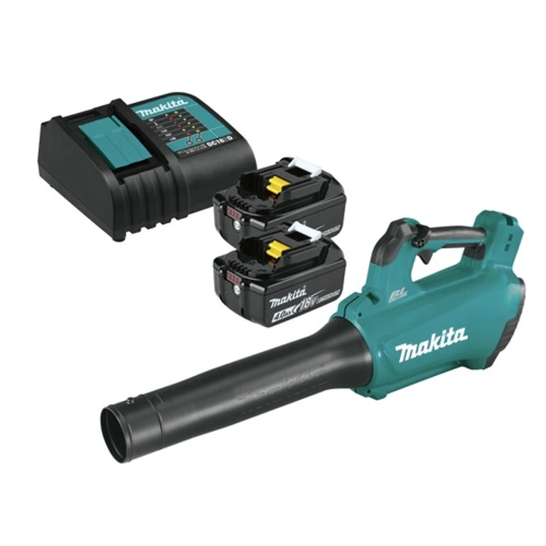 18V LXT Brushless Cordless Blower with 2 Lithium-Ion Batteries and Charger Starter Pack Bundle (4 Ah)