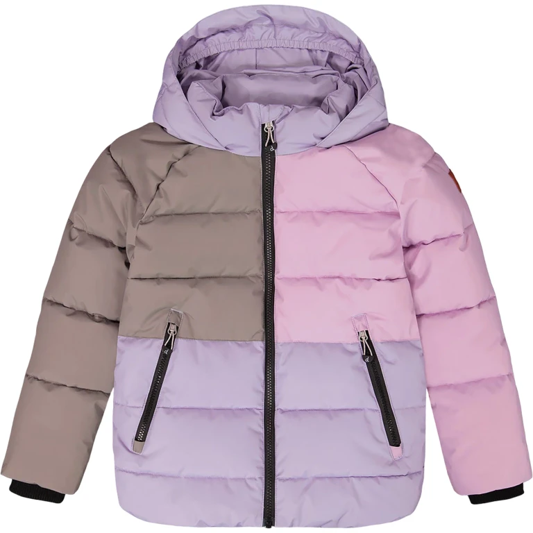 Colorblocked Puffy Winter Coat - Little Kids