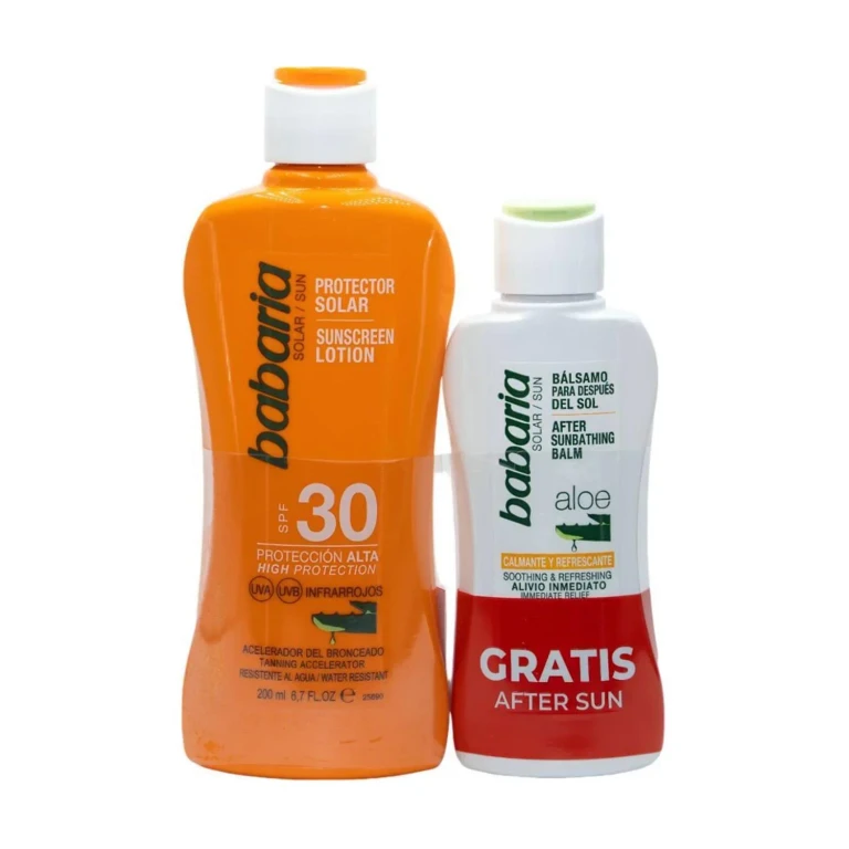 Aloe sunscreen Spf30 200ml After-sun Balm 1u