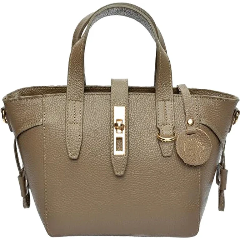 Women's Leather Handbag 127 mud