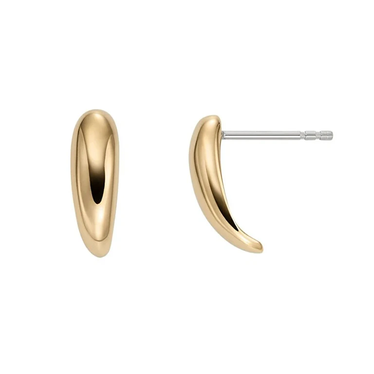 Delicious Gold Plated Earrings Anja Pebble Skj1857710