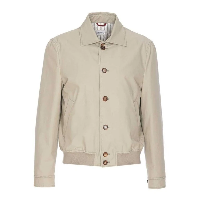 Khaki Button-Up Jacket