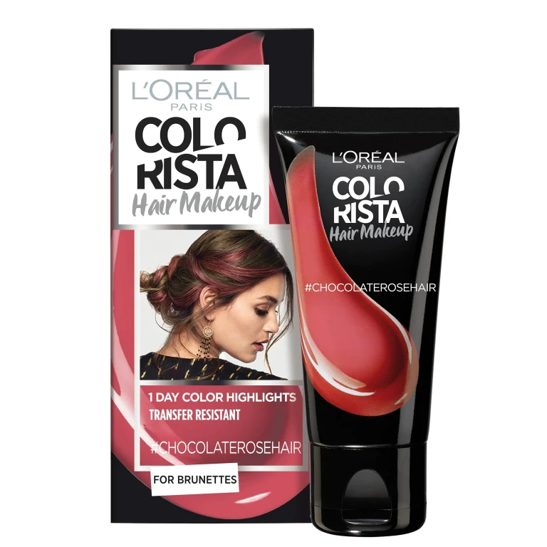 L'Oreal Paris Colorista Makeup Semi-Permanent Hair Dye #chocolate pink 30 ml