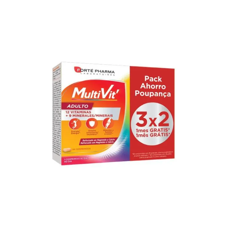 Forté Pharma Energy Multivit adults 84 tablets
