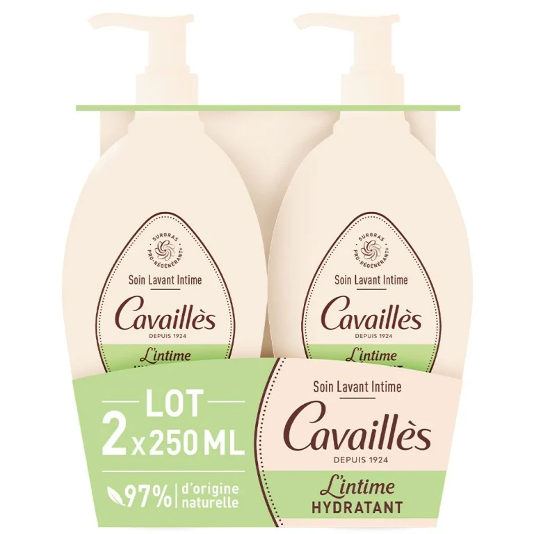 Cavaillès L'Intimo Moisturizing Cream - Care intima- PACK of 2x250ml