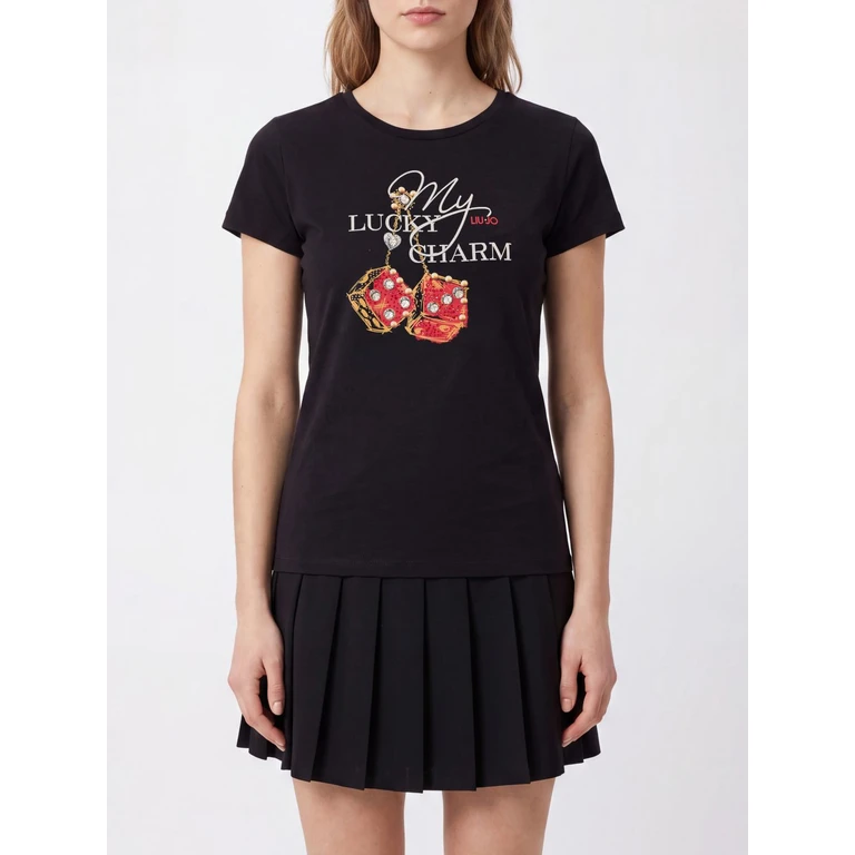 LIU JO Polo Shirt Woman color Black (WF6407JS923L9544)