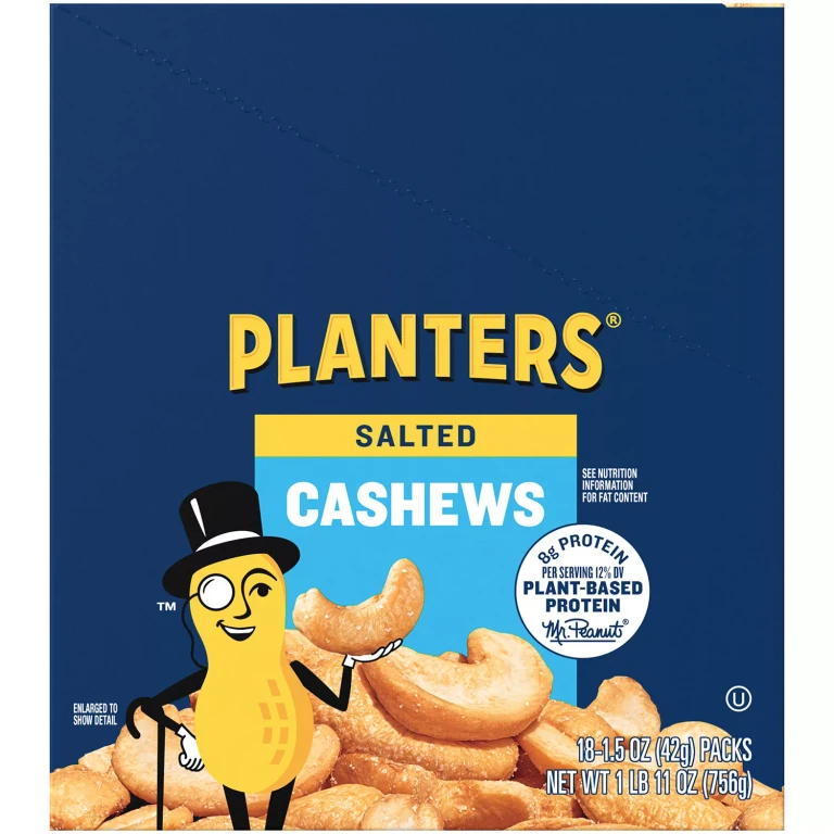 Salted Cashews, 1.5 oz., 18 pk.
