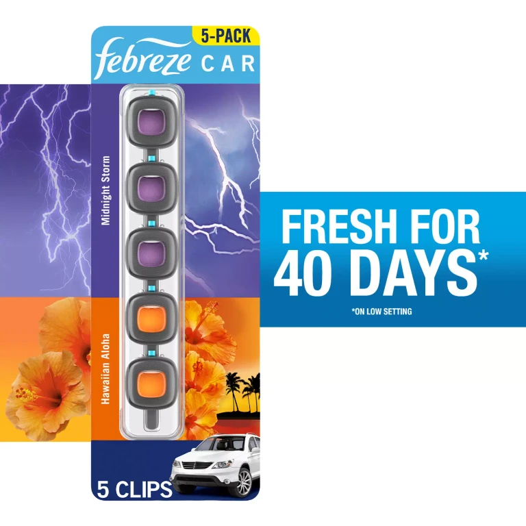 Car Air Freshener Vent Clips, Midnight Storm and Hawaiian Aloha, 5 ct.