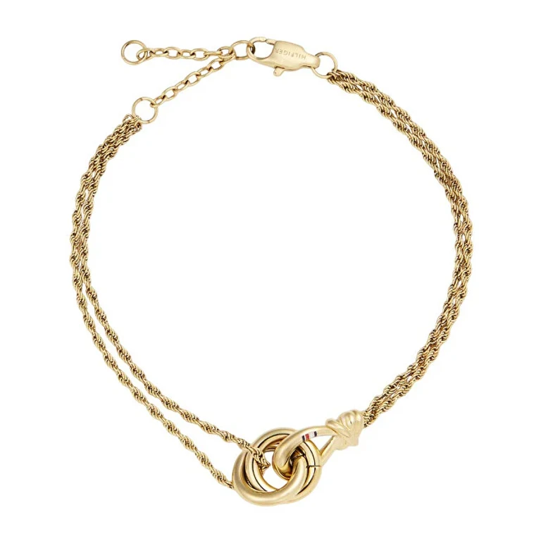 Women's Gold-Plated Stainless Steel Bracelet Nautical Knot 2780991