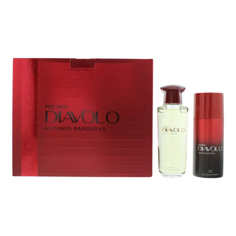 Set Antonio Banderas: Diavolo Eau De Toilette for men 100 ml + Diavolo 24h Protection Deodorant Spray for men 150 ml