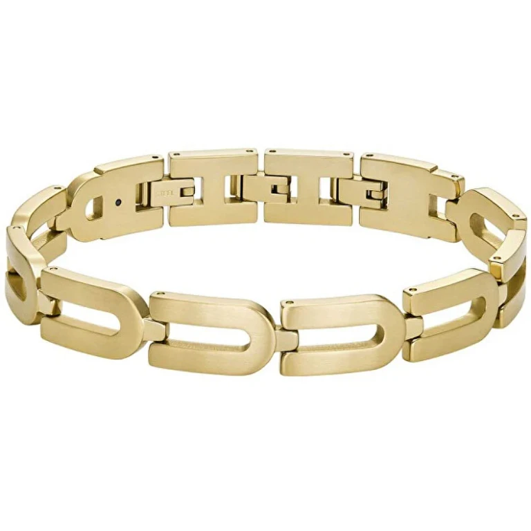 Elegante Heritage D-Link Gold Plated Steel Bracelet Jf04691710