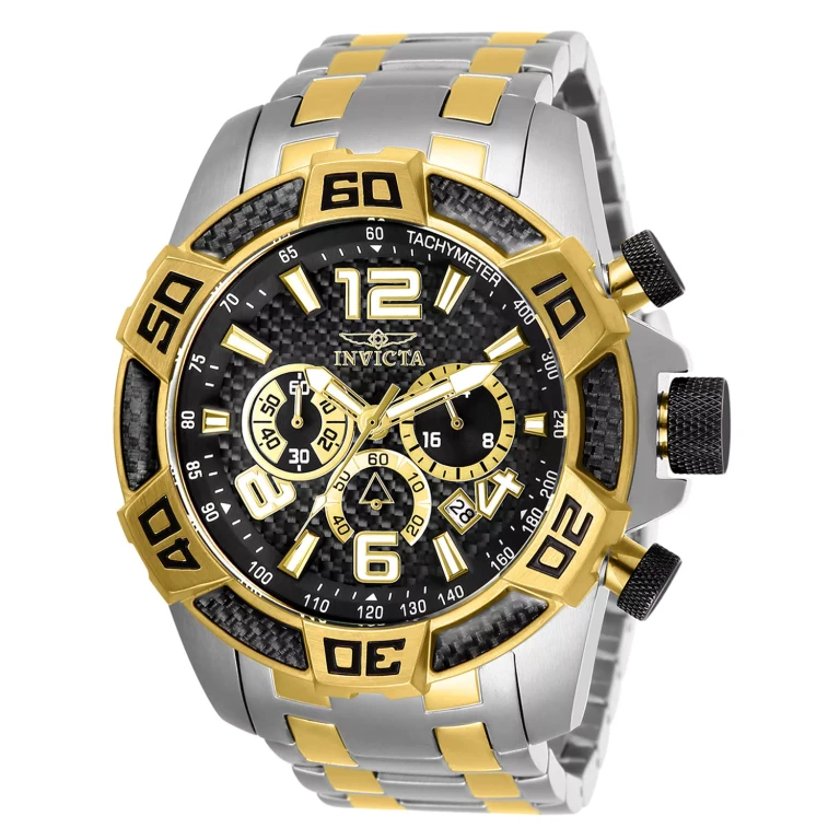 Men's Pro Diver Quartz 50mm Two Tone, Black Dial