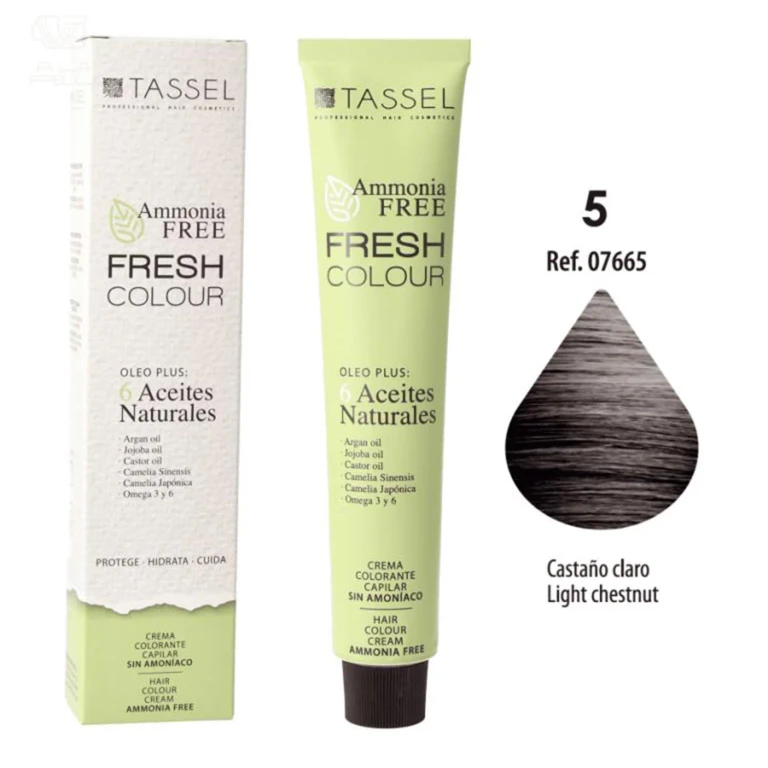 Fresh Colour Ammonia-Free Hair Color Cream Light Brown 1 unit