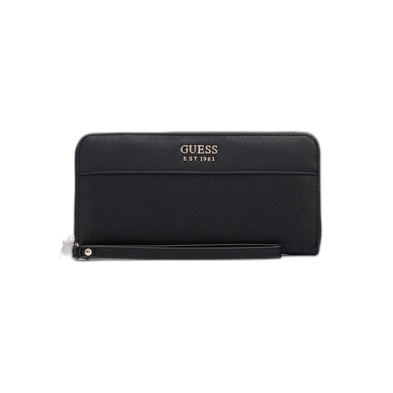 , Katey, Fabric Wallet, SLG with Large Zip, Black, for Women