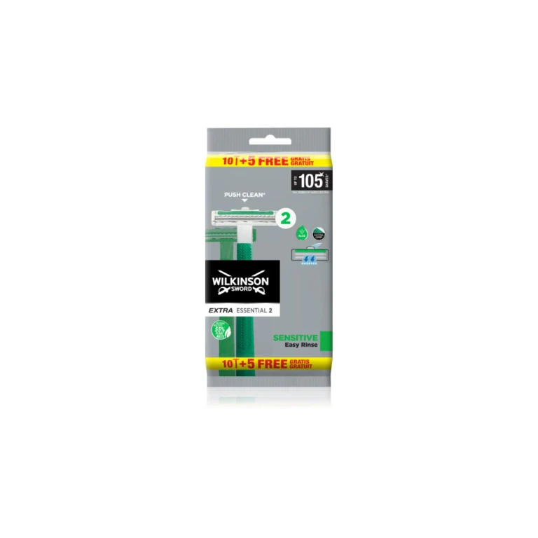 Extra 2 Sensitive disposable razor 15 pieces