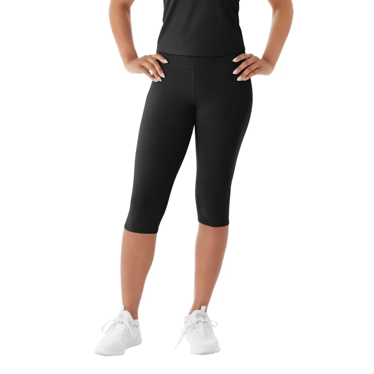 ZEN CAPRI LEGGING - BLACK XS:- Black - Online Only, XS