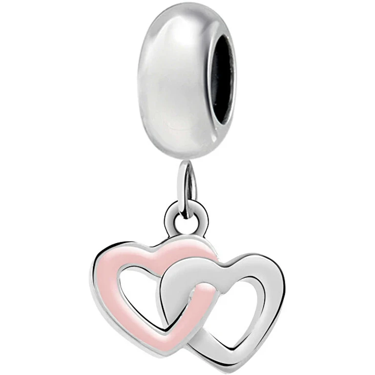 Heart-Shaped Pendant with Intertwined Hearts Scz953