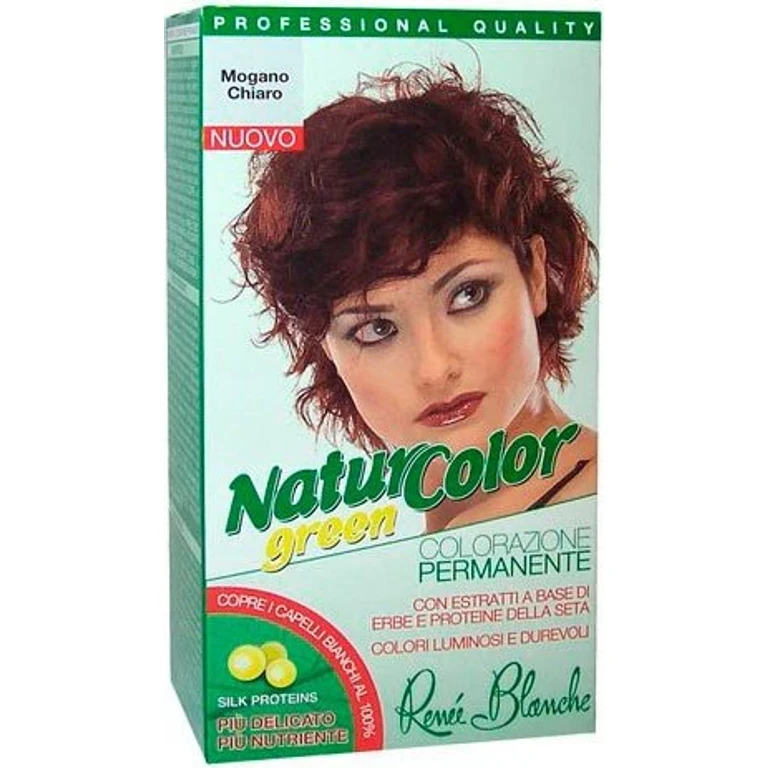 Natur Color Groen Licht Mahonie Haarkleuring
