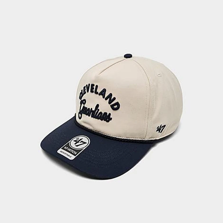 '47 Cleveland Guardians MLB Rope Script Hitch Snapback Hat