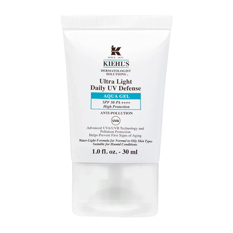 Kiehl'S Ultra Light Daily UV Defense SPF 50 Ultra Light Protective Gel (Aqua Gel) - Volume: 30 ml