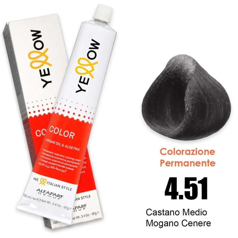 Yellow Color Permanent 4.51 100Ml