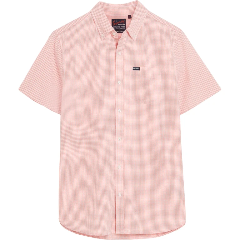 Seersucker S/S Shirt - Men's