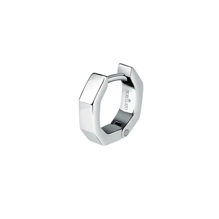 Single Earring Motown Sals72 Circle In Steel