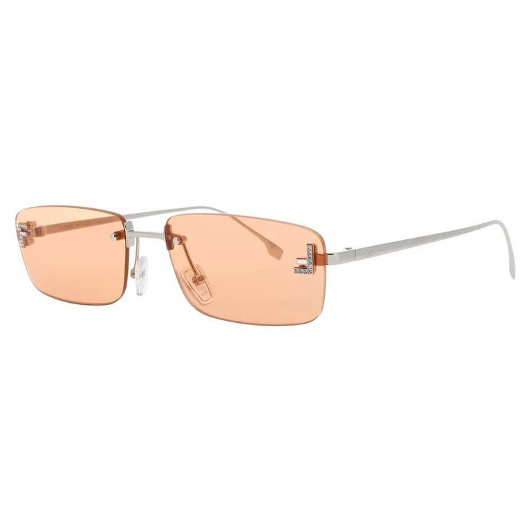 Unisex Black Rectangular Sunglasses FE4172US16J