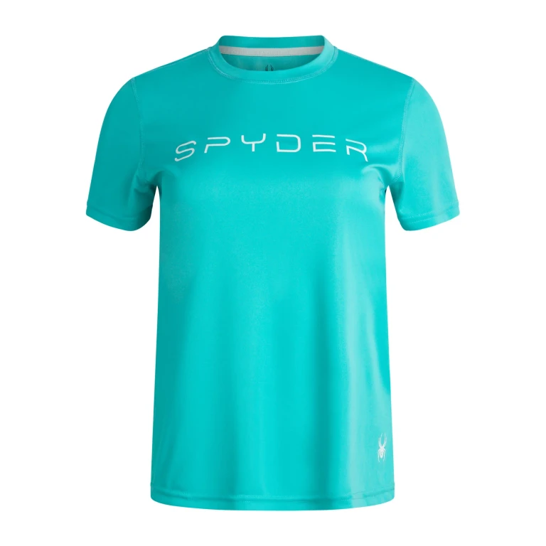Women's Spyder Short Sleeve - Aquamarine