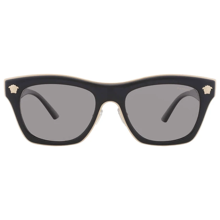 Polarized Dark Grey Square Mens Sunglasses VE2272 GB1/81 53