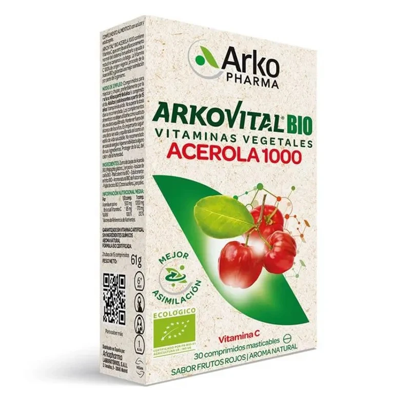 Arkovital Acerola 1000 Vitamin C 30 tablets