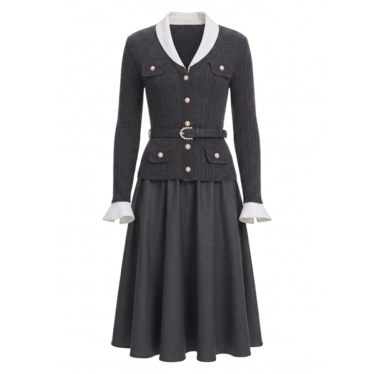 Knit Midi Dress
